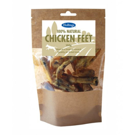 Hollings 100% Natural Chicken Feet Dog Treats