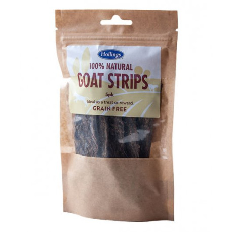 Hollings - Goat Strips Dog Treats x5