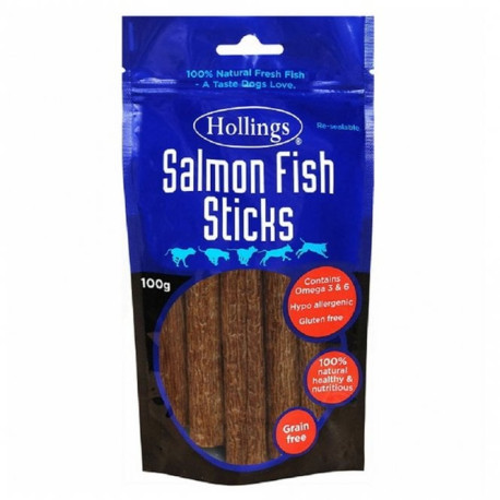 Hollings - Salmon Fish Sticks Dog Treats