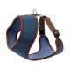 House of Paws - Tweed Memory Foam Dog Harness Navy