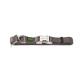Hunter - Nylon Vario Basic Alu-Strong Dog Collar – Grey