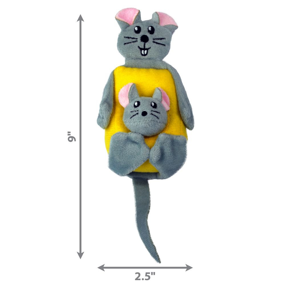 KONG - Pull A Partz Cheezy Catnip Cat Toy