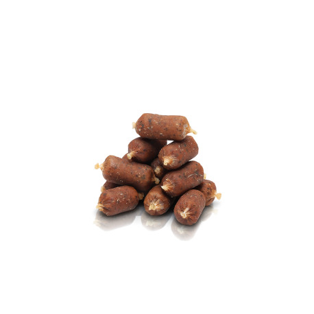 Essential Foods - Finest Salmon & Parsley Small Sausages Dog Treats (20pcs)