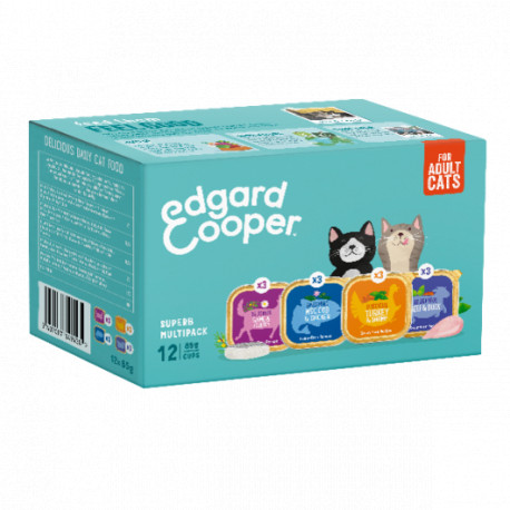 Edgard & Cooper Cat Adult Wet Superb Multipack 12x85g