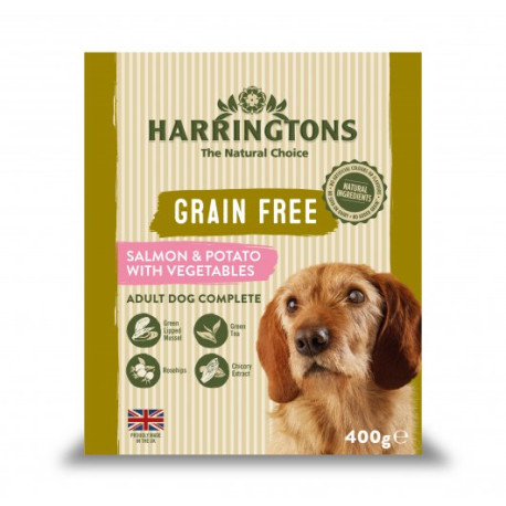 Harringtons Wet Dog Food Salmon & Potato 400g