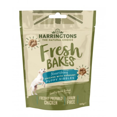 Harringtons Grain Free Fresh Bakes Chicken Puppy Nibbles 100g