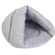 House of Paws -Grey Tweed Igloo Cat Bed - One Size