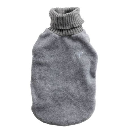 House of Paws - Fleece and Knit Jumper Grey