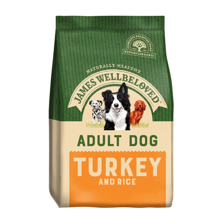 James Wellbeloved Adult Dog Food Turkey & Rice 15kg