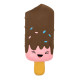 Ice Cream &amp; Lolly Squeaky 6 Dog Toy Set
