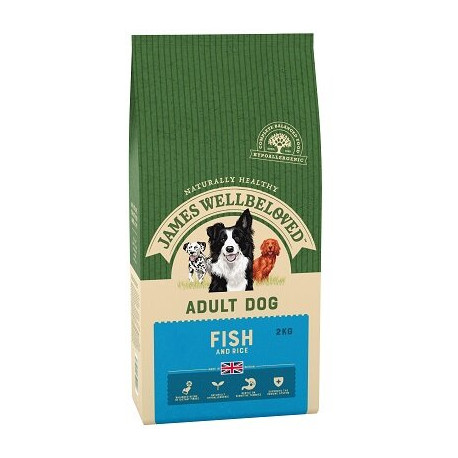 James Wellbeloved Fish & Rice Adult Dog Food 2kg