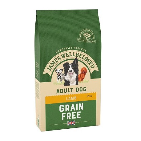 James Wellbeloved Grain Free Lamb & Vegetable Dog Food 10kg