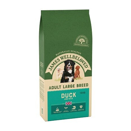 James Wellbeloved Duck & Rice Large Breed Dog Food 15kg