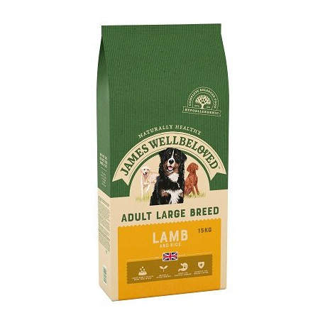 James Wellbeloved Large Breed Lamb & Rice Dog Food 15kg