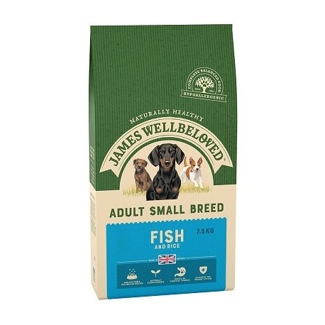 James Wellbeloved Small Breed Fish & Rice Dog Food 7.5kg