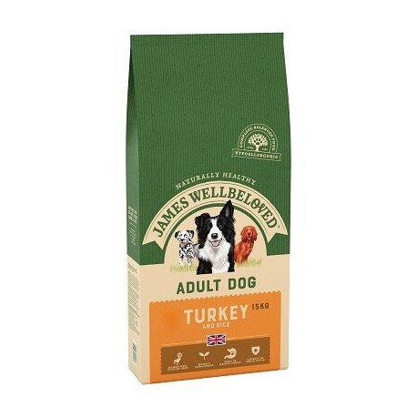 James Wellbeloved Turkey & Rice Adult Dog Food