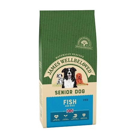 James Wellbeloved Fish & Rice Senior Dog Food 2kg