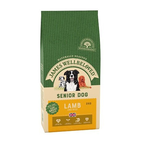 James Wellbeloved Lamb & Rice Senior Dog Food 2kg