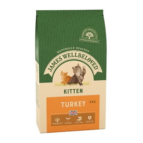 James Wellbeloved Kitten Turkey 4kg