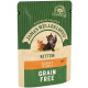 James Wellbeloved Kitten Turkey Grain Free Pouches 12x85g
