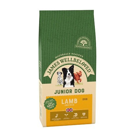James Wellbeloved Lamb & Rice Junior Dog Food 2kg