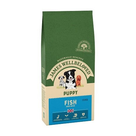 James Wellbeloved Fish & Rice Puppy Food 15kg