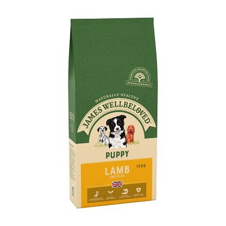 James Wellbeloved Lamb & Rice Puppy Food 15kg