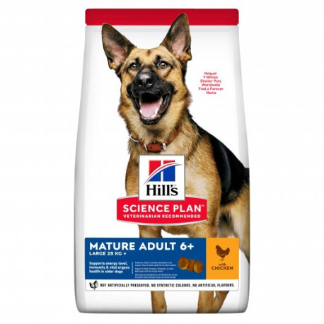 Hill's Science Plan Mature Adult Large Breed Dry Dog Food Chicken Flavour 14kg
