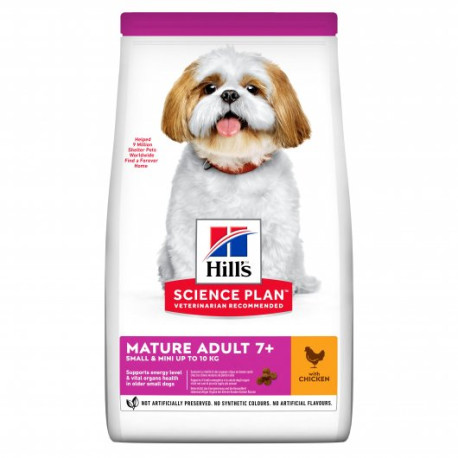 Hill's Science Plan Mature Adult Small & Mini Dry Dog Food Chicken Flavour 1.5kg