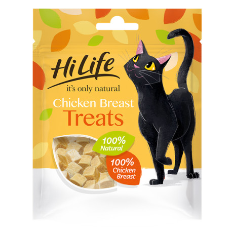 Hilife Its Only Natural Indulge Me Cat Treat Chicken Breast 10g