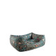 Morris &amp; Co - Blackthorn Print Square Dog Bed - M