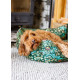 Morris &amp; Co - Blackthorn Print Square Dog Bed - L