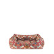 Morris &amp; Co - Strawberry Thief Print Square Pet Bed - L