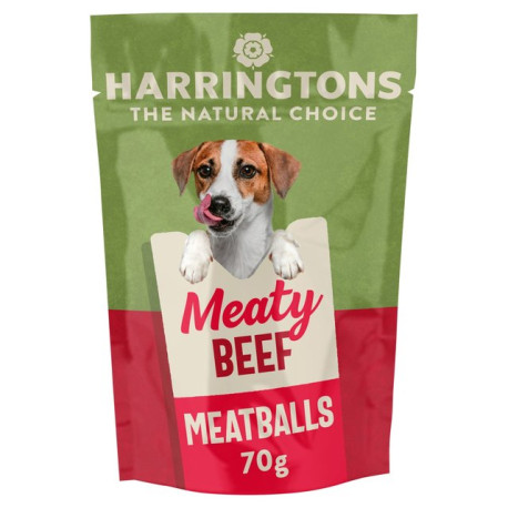 Harringtons Meaty Beef Meatballs 70g
