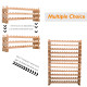 Six-Tier, 72 Bottle Wooden Wine Rack - Natural