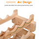Six-Tier, 72 Bottle Wooden Wine Rack - Natural