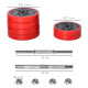 30KGS 2-In-1 Dumbbell &amp; Barbell Adjustable Set Strength Muscle Exercise Fitness Plate Bar Clamp Rod Home Gym Sports Area