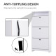 Shoe Cabinet with 3 Flip Doors, 4 Tier Shoe Rack with 1 Open Shelf, Slim Shoe Cupboard for 14-18 Pairs Shoes, for Hallway and Na