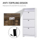Shoe Cabinet with 3 Flip Doors, 4 Tier Shoe Rack with 1 Open Shelf, Slim Shoe Cupboard for 14-18 Pairs Shoes, for Hallway and Na