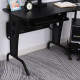 L-Shaped Corner Desk, Gaming Desk with CPU Rack, Keyboard Tray, Space-Saving Computer Desk with Steel Frame for Home Office,165 