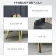 Modern Shoe Cabinet with 2 Doors, Open Shelf and Adjustable Shelves, Hallway Shoe Cupboard for 15 Pairs of Shoes, Entryway Stora