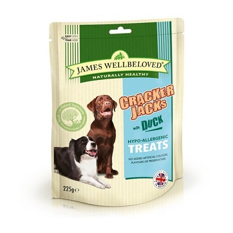 James Wellbeloved CrackerJacks Duck 6x225g