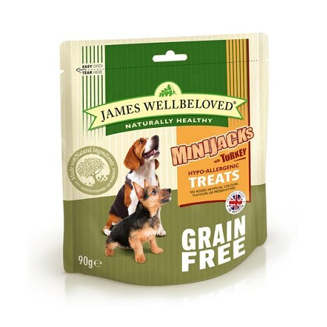 James Wellbeloved MiniJacks Turkey & Veg Grain Free 90g