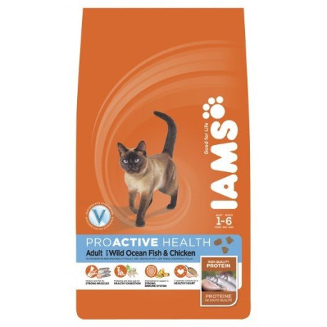 Iams Vitality Adult Cat Food With Ocean Fish 2kg