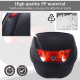 28L Motorcycle Tail box Helmet Top Case Motorbike Luggage Storage Trunk Carrier Mount Rack w/ 2 Keys