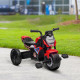 AIYAPLAY Motorcycle Design, 3 in 1 Toddler Trike, Sliding Car, Balance Bike with Headlight, Music, Horn, Red