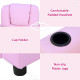 Kids Recliner Chair, PU Leather with Adjustable Backrest, Footrest, Padded Headrest, Pink