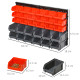 DURHAND 30 Cubbie On-Wall Storage Board Tool Screw Organiser Garage Workshop DIY Container w/ Screw Kit Tool Equipment Tidy