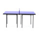 Folding 5ft Mini Compact Table Tennis Top Ping Pong Table Set Professional Net Games Sports Training Play Blue