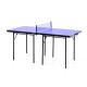 Folding 5ft Mini Compact Table Tennis Top Ping Pong Table Set Professional Net Games Sports Training Play Blue